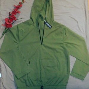 Elwood Windbreaker Hoodie Green XXL